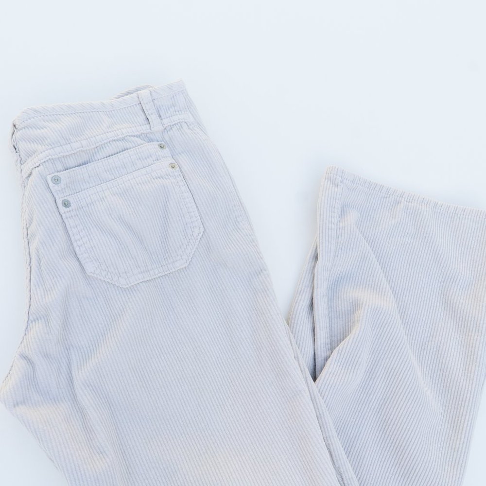 Y2K Cream Rib Corduroy Pants - Picture 5 of 8